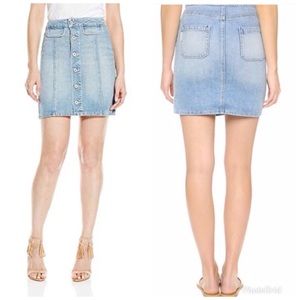 PAIGE Denim Button Front Skirt, Sz 31